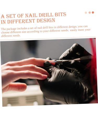 FRCOLOR Cell Phone Accessories Nail Polishing Accessories 1set Grinding Head Set Head Tungsten Steel Pedicure Manicure Grinding Tools Nail Art Accessories - Buy Online on GoSupps.com