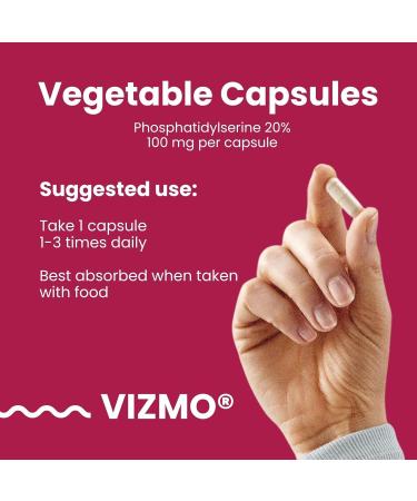 UAB Involutus Phosphatidylserine 100mg 120 highdose vegan capsules for memory concentration stress reduction lowering cortisol levels cortisol balance focus Vegan NonGMO Gluten Free - Buy Online on GoSupps.com