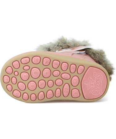 MINBEI Baby Girls Winter Snow Boots Waterproof - Toddler Girls 5.5 UK Child Pink - Buy Online on GoSupps.com