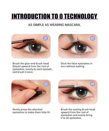 Lash Cluster Glue | Cluster Glue Mascara Long Lasting Individual Lash Mascara Glue Dual-ended Eye Lash Glue Mascara Cluster Eyelash for Women Girls Jmedic - Buy Online on GoSupps.com