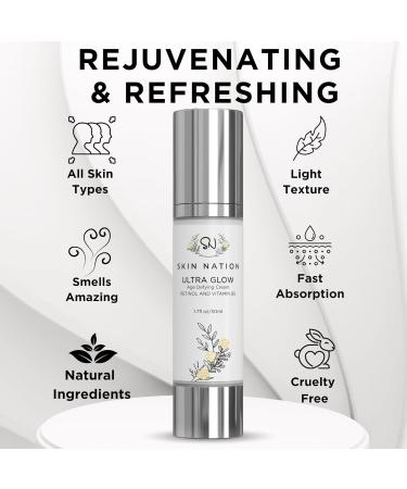 Ultra Retinol Cream for Face | Age-Defying Plant-Based Serum with Aloe & Vitamin B5 | Boosts Collagen & Fights Wrinkles - Buy Online on GoSupps.com