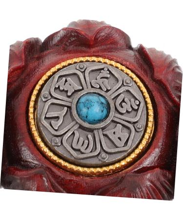 Partykindom Vintage Carved Hand Exercise Plate - Tea Pumpkin Figure & Massage Roller Ball Accessories in Sandalwood & Rosewood - Buy Online on GoSupps.com