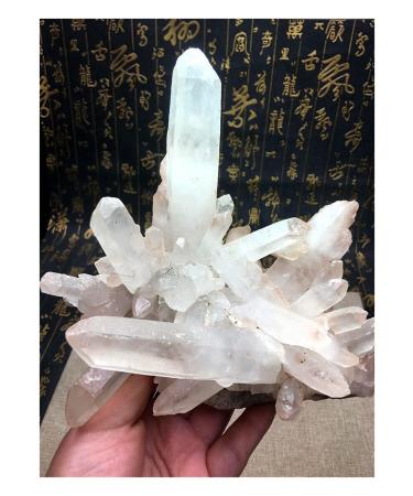for 820g Natural White Crystal Cluster Specimen Quartz Crystal Cluster