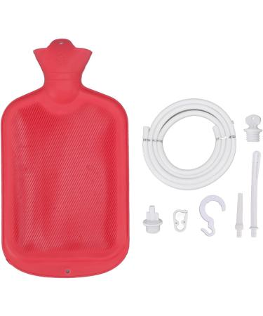 Buy Mrisata Home Inlet Bag Set - 2L Shower Input Bag with Corrugated Hose Hook Buckle & Sieve - Blue/Red | International Shipping Available - Buy Online on GoSupps.com