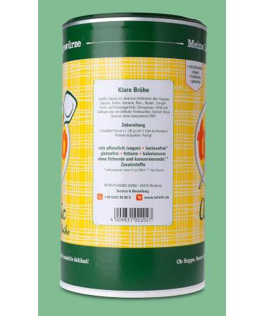 Buy Tellofix Classic Clear Broth 3x900g - Versatile Vegetable Broth Low-Calorie Gluten-Free Vegan No Preservatives - Perfect for Soups & Seasoning - Buy Online on GoSupps.com