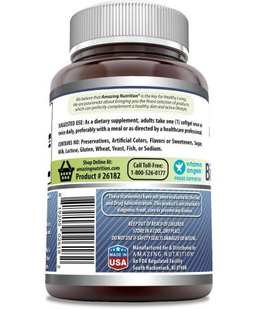 Amazing Formulas Bilberry Extract Supplement 1000 Mg 120 Softgels | Rich in Vitamins | Pure Bilberry Extract - Buy Online on GoSupps.com
