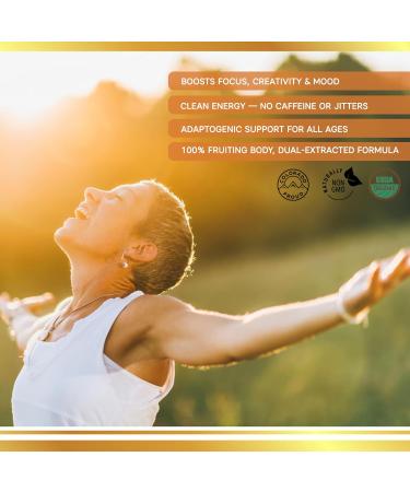 West Wolf Medicinals Lion's Mane & Cordyceps Mushroom Extract Powder Capsules| High Potency/Over 30% Beta Glucans| No Fillers| USDA Organic| 120Capules/ 4Months Supply | Eco-Friendly Packaging - Buy Online on GoSupps.com