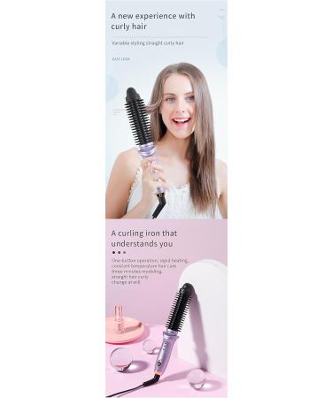 Buy Purple Dual-Use Hot Air Curling Comb - Lazy Artifact for Perfect Curls | International Shipping Available - Buy Online on GoSupps.com