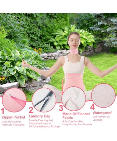 Castor Oil Wrap Pack for Waist Thyroid Neck Castor Oil Liver Wrap Pack Kit Reusable Castor Oil Compress Wrap Pad Castor Oil Wrap Organic Cotton Flannel for Liver Detox Inflammation - Buy Online on GoSupps.com