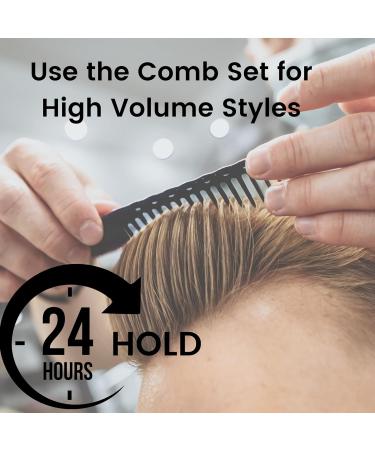 Volumizing Texture Powder Hair Styling Powder Hair Powder for Men Bundle with 2 pk Nishman Powder Hairstyling Wax P1 unibeauties Mens grooming Kit: Comb Set &Barber Styling Cape - Buy Online on GoSupps.com