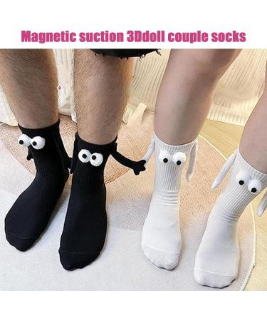 JAMNIK Magnetic Hand Holding Couple Socks - Black, One Size - Buy Online on GoSupps.com
