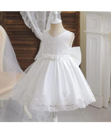 NNJXD Flower Princess Birthday Party Dress 648 White-a | 3-4 Years - Buy Online on GoSupps.com