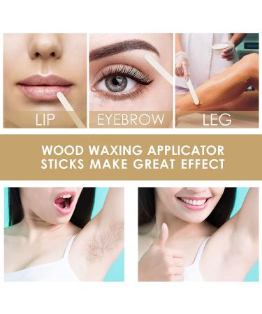 Birch Waxing Applicator Sticks - 400 PCS for Hair Removal, Eyebrow & Body | Multi-Purpose Wax Sticks Shellvcase - 4 Sizes Smooth Beauty Spatula - Buy Online on GoSupps.com