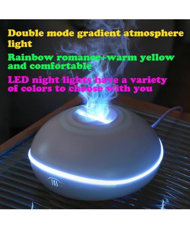 Flames Diffuser with 7 Colors & Wood Grain - 200ml Silent Air Freshener with Automatic Shutdown for Ultimate Room Fragrance - Buy Online on GoSupps.com