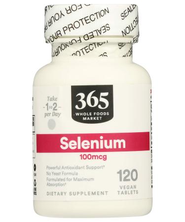 365 by Whole Foods Market, Selenium 100MCG, 120 Tablets
