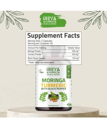 Moringa Turmeric Capsules and Himalayan Shilajit Capsules - Buy Online on GoSupps.com