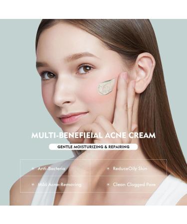 Anti Acne Face Cream Spot Cream For Acne Treatment & Spot Treatment Pimple Treatment Gel Reduces Redness & Moisturiser Acne Cream For Face Blemishes and Blackheads. - Buy Online on GoSupps.com