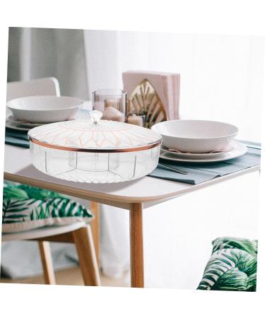 PRETYZOOM Dessert Plate Candy Box Food Tray Veggie Tray Snack Platter Divided Serving Dish Desktop to Rotate Potato Chips - Buy Online on GoSupps.com