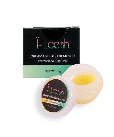 i-Laesh Eyelash Extension Remover Cream - Lash Extension Remover Cream with Low Irritating for Sensitive Skin - Quick Dissolve - Eyelash Extensions Glue Remover - 5g - Orange