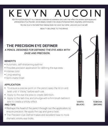 Kevyn Aucoin Precision Eye Definer in Brown (Kobicha) - Pro Makeup Artist's Choice for Sharp, Long-Wearing Eye Definition - Buy Online on GoSupps.com