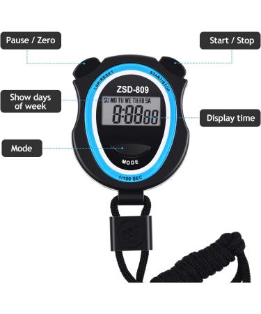 3-Piece Digital Stopwatch Set | Multi-Function Sports Timer for Trainers & Referees | Batteries Included - Fast International Shipping - Buy Online on GoSupps.com
