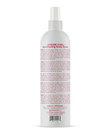 Leisure Curl Conditioning Scalp Spray Regular 16 fl oz - Pure Aloe Vera Vitamin E Jojoba Oil and Protein Enriched Dry Hair Treatment - Buy Online on GoSupps.com