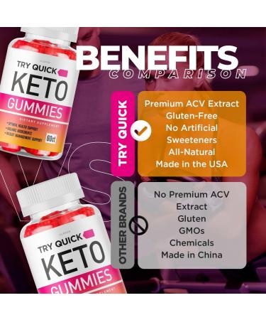 Alapor Try Quick Keto Gummies with Apple Cider Vinegar - 30 Days Supply - Buy Online on GoSupps.com