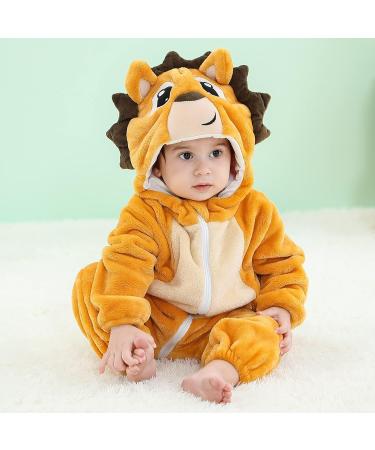 COOKY.D Unisex Winter Hedgehog Hooded Romper Jumpsuit | 12-18 Months - Buy Online on GoSupps.com