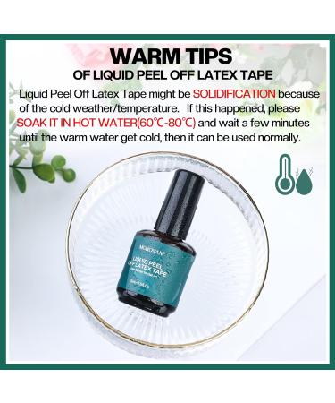 Morovan Non-Acetone Gel Nail Polish Remover Kit with Latex Tape - Professional Quick & Easy Removal 15ml/0.5fl.oz - Buy Online on GoSupps.com