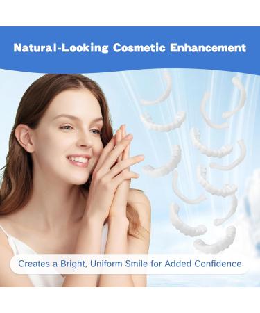 YAFIYGI 3 Pairs Fake Dentures Temporary Denture Teeth Snap-On Top and Bottom Teeth Covers for Men and Women Instant Confidence Smile Fix Easy-to-Use Fake Teeth for Missing or Broken - Buy Online on GoSupps.com