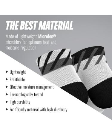 Incylene Breathable Short Padded Running Socks for Men & Women | Anti-Bubble Light Compression Low Cut Sports Socks (Sizes 35-46/43-46) - International Shipping - Buy Online on GoSupps.com
