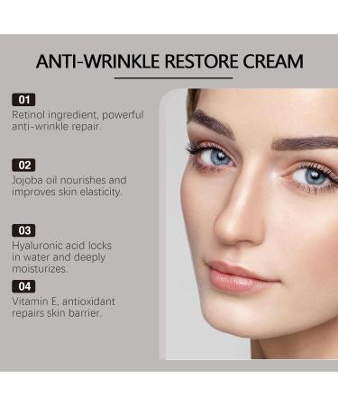 Retinol Skin Care Cream Lightens Fine Lines Hydrating Moisturizing Softening Nourishing Skin Cream - Buy Online on GoSupps.com