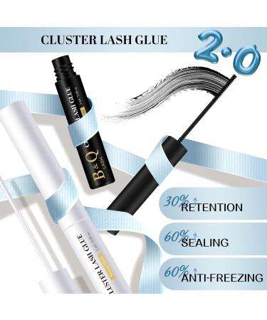 Strong Waterproof Eyelash Glue - DIY Bond for Individual Lashes | Black Adhesive 5ml for Beginners - Buy Online on GoSupps.com