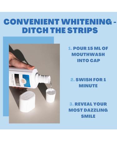 GuruNanda Oxyburst Teeth Whitening Mouthwash - 20 Fl.Oz. Wild Mint - Alcohol & Fluoride Free | Dentist Recommended Mouth Rinse with Essential Oils - Vitamin D & E | Pack of 1 - Buy Online on GoSupps.com