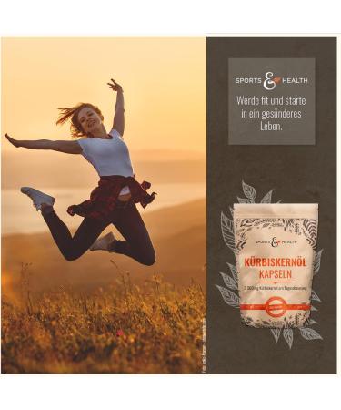 Premium Pumpkin Seed Oil Capsules - 350 High-Dose Softgels | 2000mg Daily with Vitamin E for Optimal Health - Buy Online on GoSupps.com