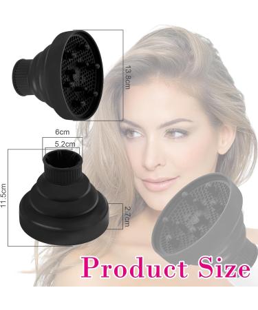 Talifoca Diffuser Hair Dryer | Universal Foldable Attachment for Perfect Curls & Waves | Silicone Diffuser for All Hair Types - Buy Online on GoSupps.com