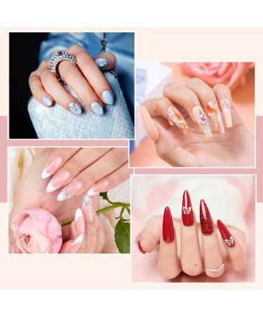 20 PCS Butterfly Nail Charms - 3D Metal Edelstones for Nail Art | DIY Decorations for Women & Girls - Buy Online on GoSupps.com