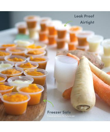 Mummy Cooks 20 Freezable Weaning Portion Pots | BPA-Free & Reusable for Babies 6 Months - Buy Online on GoSupps.com