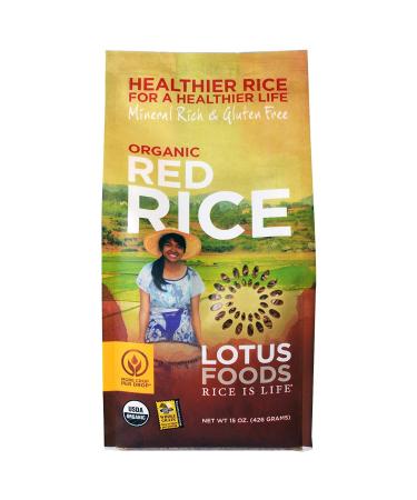Lotus Foods, Organic Red Rice, 15 Ounce (Pack of 6) - Buy Online on GoSupps.com