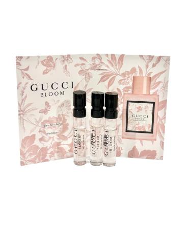 Gucci Bloom Sample Perfume Women EDT Spray 1.5 ml / 0.05 oz - set of 3 - Buy Online on GoSupps.com