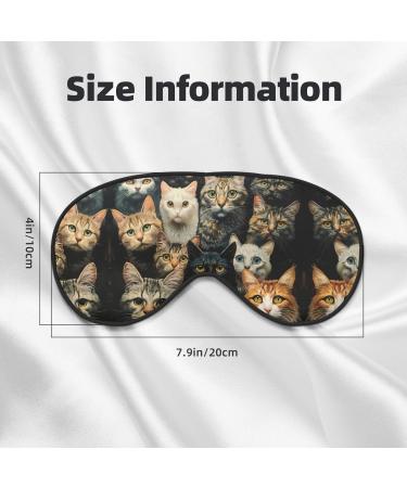 Buy Cat Soft Sleep Eye Mask | Female Breathable Eye Patch for Travel & Relaxation - International Shipping - Buy Online on GoSupps.com