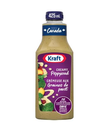 Kraft Creamy Poppyseed Salad Dressing 425 ml Bottle (Pack of 10)