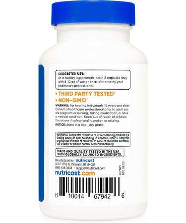 Nutricost Multivitamin with Probiotics 120 Vegetarian Capsules - Packed with Vitamins & Minerals (Pack of 2) - Buy Online on GoSupps.com