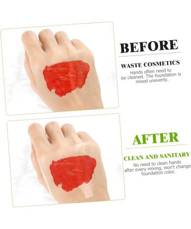 200 pi ces Palette de Maquillage Jetable Adh sive Stickers Transparents pour M lange Fond de Teint L vres Outil Cosm tique Pratique pour Usage Quotidien - Buy Online on GoSupps.com