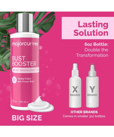 Major Curves Bust Booster Breast Enhancement Cream Firming and Lifting Formula for Bigger Fuller Rounder Curves and Volume Natural Bust Enhancer for Women Made in USA - Buy Online on GoSupps.com