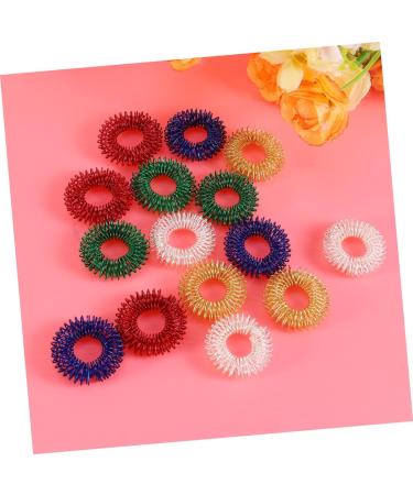 Healeved Mini Spiky Finger Toys for Kids | Classroom Rewards & Acupressure Rings for Relaxation | 15-Pack - Buy Online on GoSupps.com