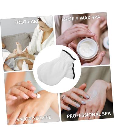FRCOLOR 2 Pairs Wax Essential Oil Gloves Hand Spa Cover Paraffin Wax Gloves Paraffin Wax Cover Paraffin Wax Hand Cover Hand Spa Gloves Gel Spa Mask White Work Insulation Polyester - Buy Online on GoSupps.com