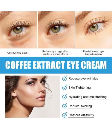 Caffeine Eye Cream for Dark Circles & Puffiness | Anti-Aging Treatment for Fine Lines & Bags (2PCs) - Shop Now! - Buy Online on GoSupps.com