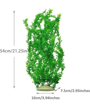 E.YOMOQGG Large 50.8 cm Aquarium Artificial Plants | Realistic Plastic Decoration for Aquariums | Stunning Aquarium Decor - Buy Online on GoSupps.com