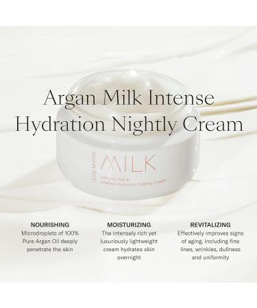 Josie Maran Argan Milk For All - 3-Piece Ritual Includes Intensive Hydrating Treatment Accelerated Renewal Drops and Intense Hyration Night Cream (3 Count) - Buy Online on GoSupps.com